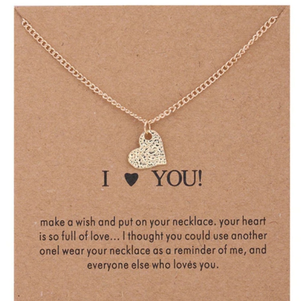 I LOVE YOU Necklace